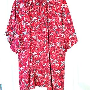 D&Co. New hot pink blouse 5x